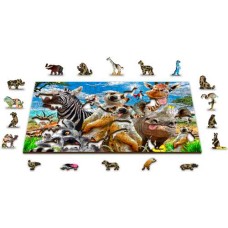 Wooden puzzle Welcome to Africa XL 600
* laatste *