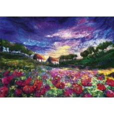 Puzzel Sundown Poppies 1000 Heye 29917